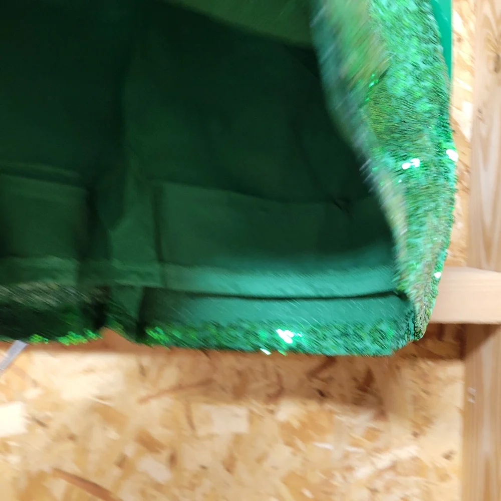 Tipsy Elves NWT Green Sequin Mini Skirt Womans Sizes Small‎ & 1X
